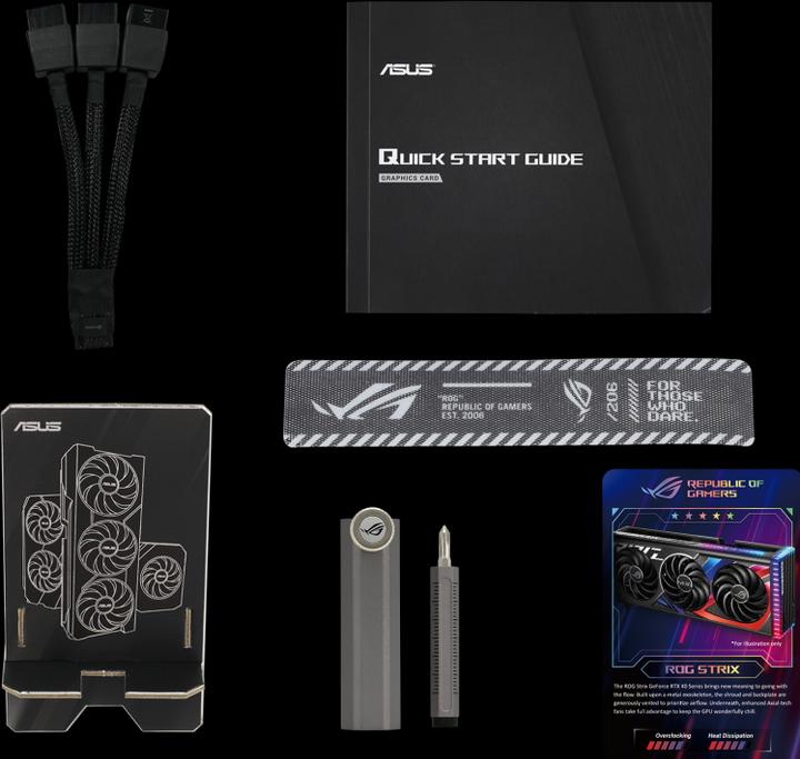 Actual product image ASUS ROG STRIX GeForce RTX 4070 Ti OC EDITION (12 GB)