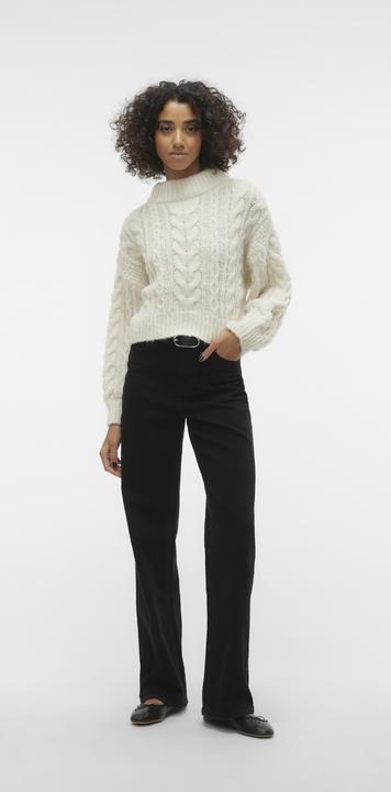 Produktbild Vero Moda VMDREAM LS HIGHNCK CROP PULLOVER GA EXC Strickpullover (XL)
