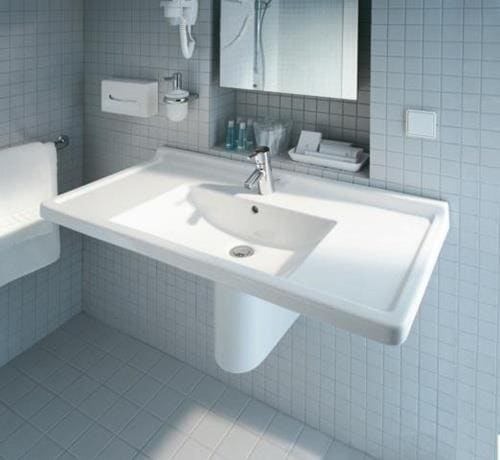 Produktbild Duravit Einhebel-Waschtischmischer A.1 S ohne Zugstangen-Ablaufgarnitur chrom