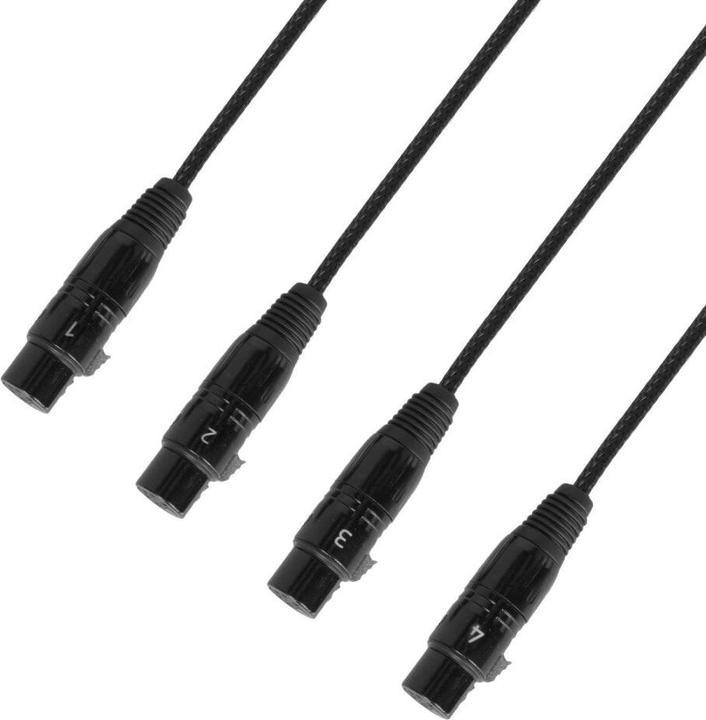 Actual product image Adam Hall 4 STAR CATBOX XF5 - Audio & DMX Adapter 5-pin XLR Female x Cat.6a (XLR Cables)