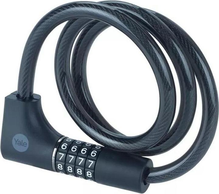 Actual product image Yale Essential Security Combination & Key Cable Lock (100 cm)