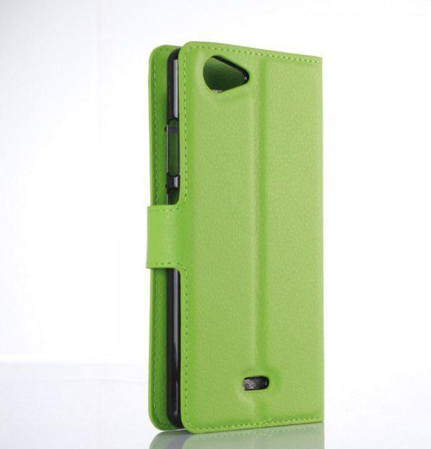 Produktbild Leder Cover mit Litchitextur (Wiko Pulp 4G)