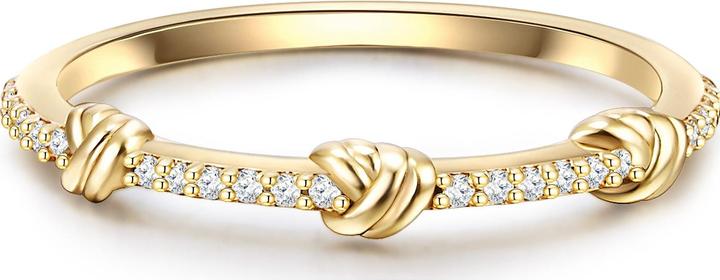 Produktbild Glanzstücke München Damen Sterling Silber Zirkonia gelbgold - 24479 (48, 925 Silber)