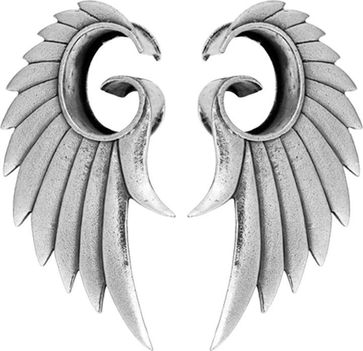 Immagine prodotto Star Piercing Ali d'angelo in carne e ossa (2 pz.) (senza ottone, Titanio)