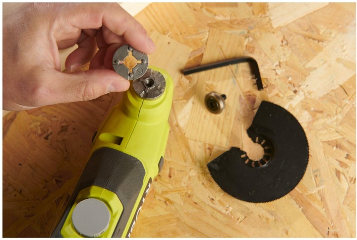 Image du produit Ryobi ONE+ Outil multifonctions sans fil RMT18-0, 18Volt (vert/noir, sans batterie ni chargeur)