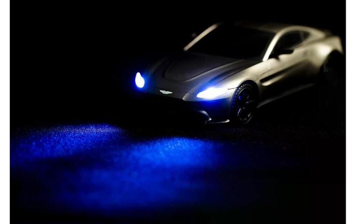 Image du produit Tec-Toy Voiture Aston Martin Vantage avec lumière, gris foncé, 1:24