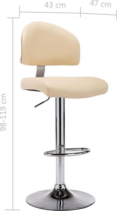 Actual product image vidaXL Barhocker