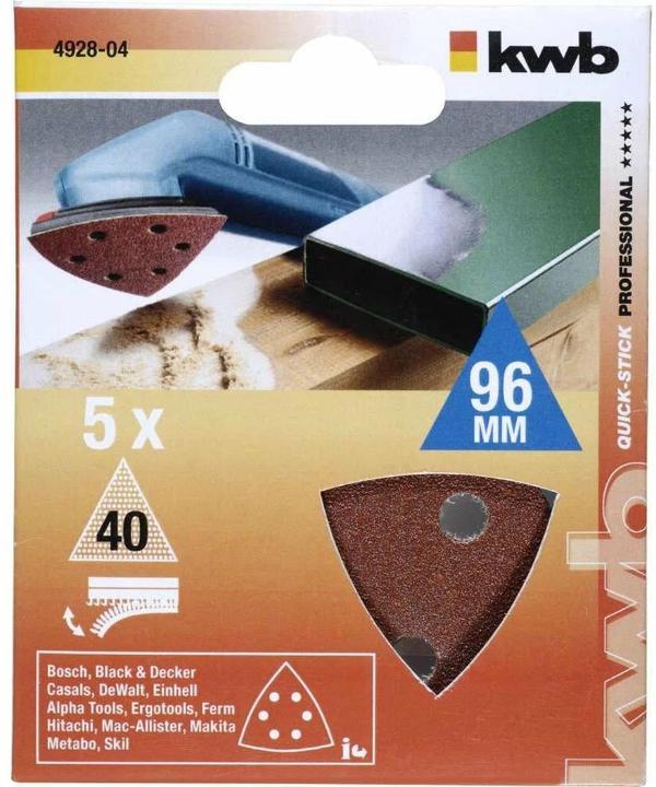 Actual product image kwb Delta adhesive discs (40)