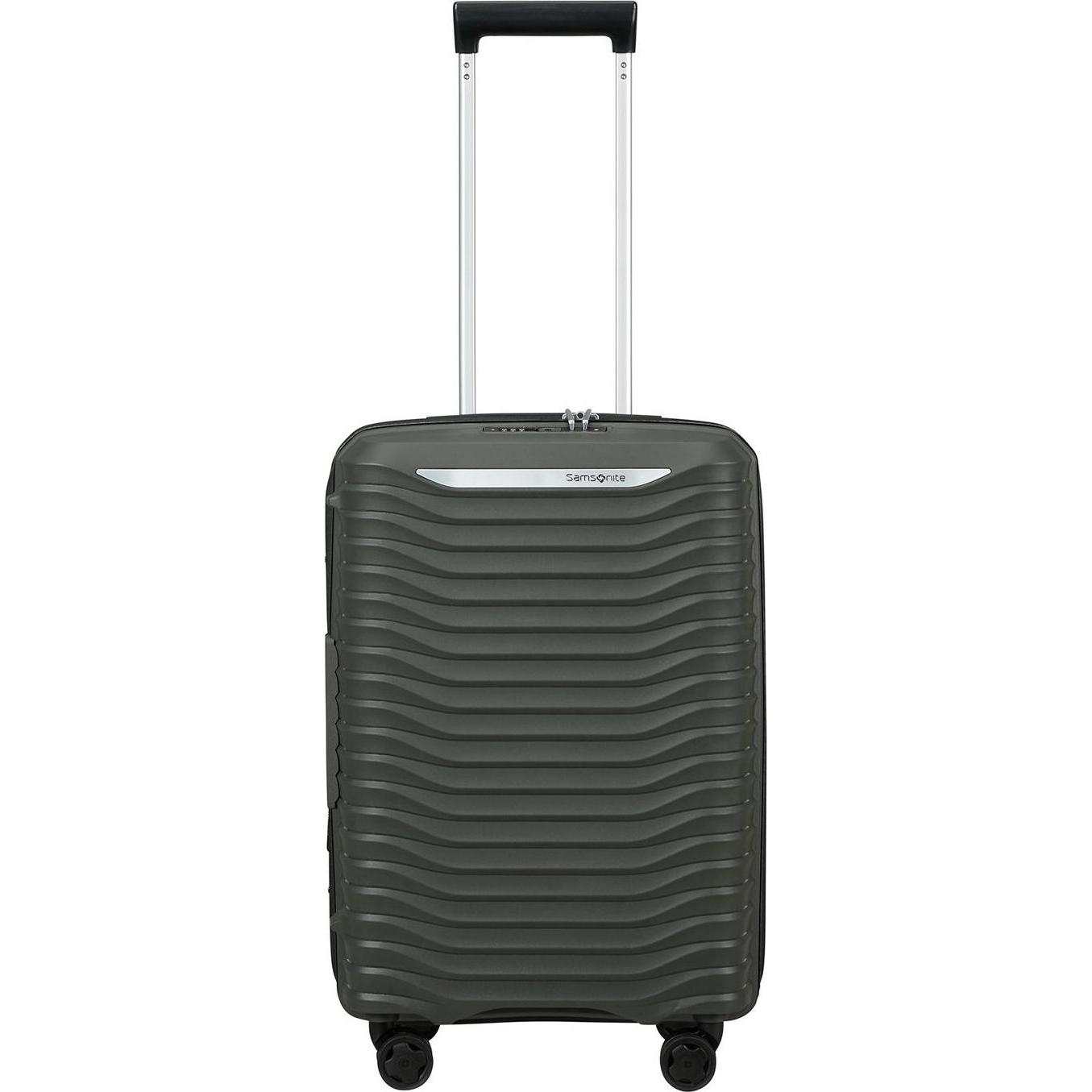 Samsonite, Valigia, Upscape Trolley mit 4 Rollen erweiterbar 55cm, Verde, (45 l)