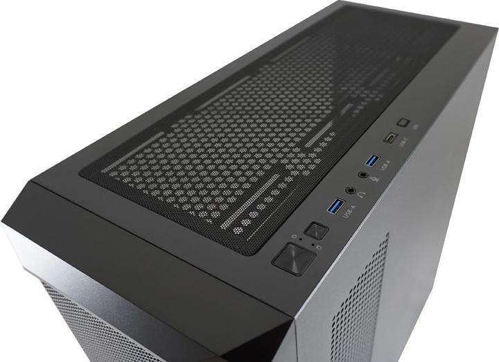Actual product image Powercolor LC-Power Gaming 804B Obsession X RGB black retail case (ATX, mATX, Mini-ITX)