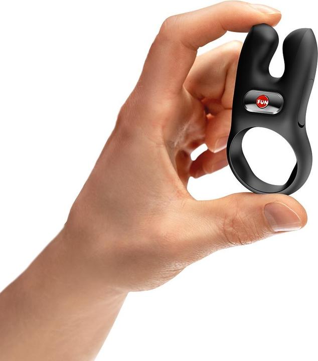 Actual product image Fun Factory - Nos Vibrierender Pennisring Schwarz