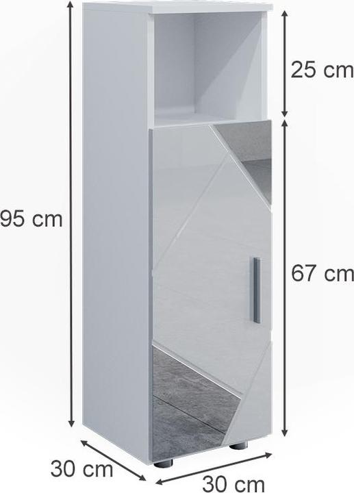 Produktbild Vicco Irma (30 x 30 x 95 cm)