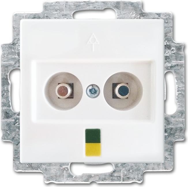 Image du produit Busch-Jaeger Double insert Prise d'équilibrage de potentiel Busch-balance SI blanc alpin 2095 UC-914 (2095
