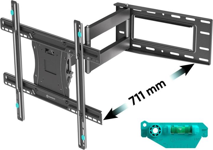 Produktbild Onkron TV SET ACC WALL MOUNT/40-75"/BLACK M7L-B (Wand, 68 kg, 40" - 75")