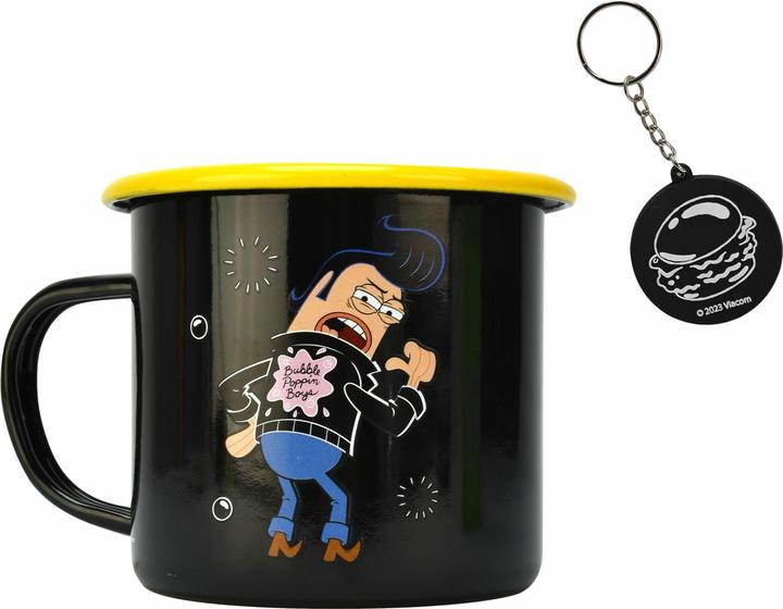 Immagine prodotto Blue Sky SpongeBob: tazza smaltata e portachiavi (250 ml, 1 x)