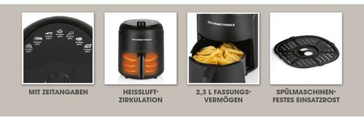 Produktbild Gourmetmaxx Heissluft-Fritteuse