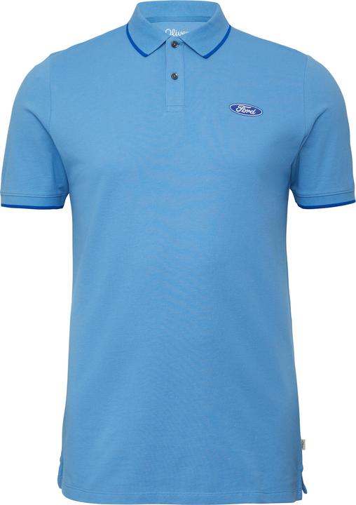 Produktbild S.Oliver Polo-Shirt Poloshirt aus Piqué mit Stickerei und Ford®-Artwork (XXL)