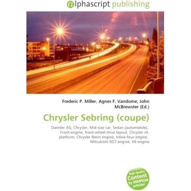 Chrysler Sebring (coupe), Ratgeber