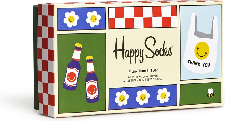 Actual product image Happy Socks Picnic Time Gift Set (pack of 3, 41 - 46)