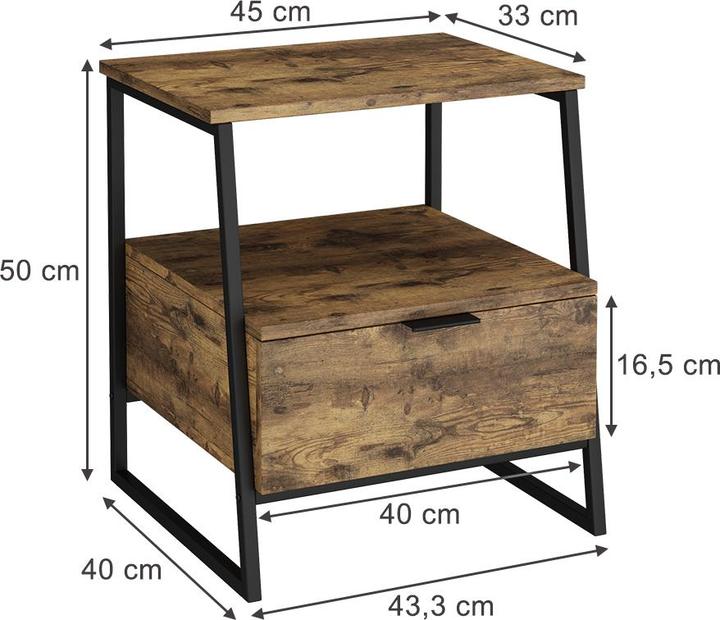 Image du produit Vicco Lunor (45 x 33 x 50 cm)