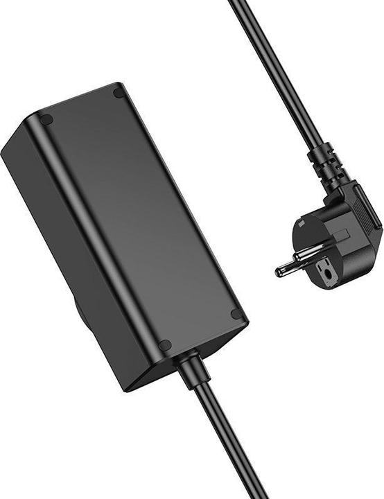 Produktbild Hoco Adapter extension cord 1 socket + USB A + 3 x Type C PD QC3.0 3A 67W NS9 2 m black (67 W)