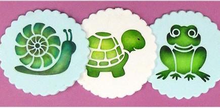 Produktbild Designer Stencils Teich Tiere Stencils