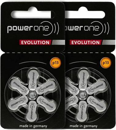 Produktbild Powerone Evolution p13 Hörgerätebatterien (60 Stk., 13, A13, PR48, 315 mAh)