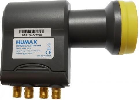 Produktbild Humax LNB 106 Gold Quattro (Quattro LNB, 40mm)