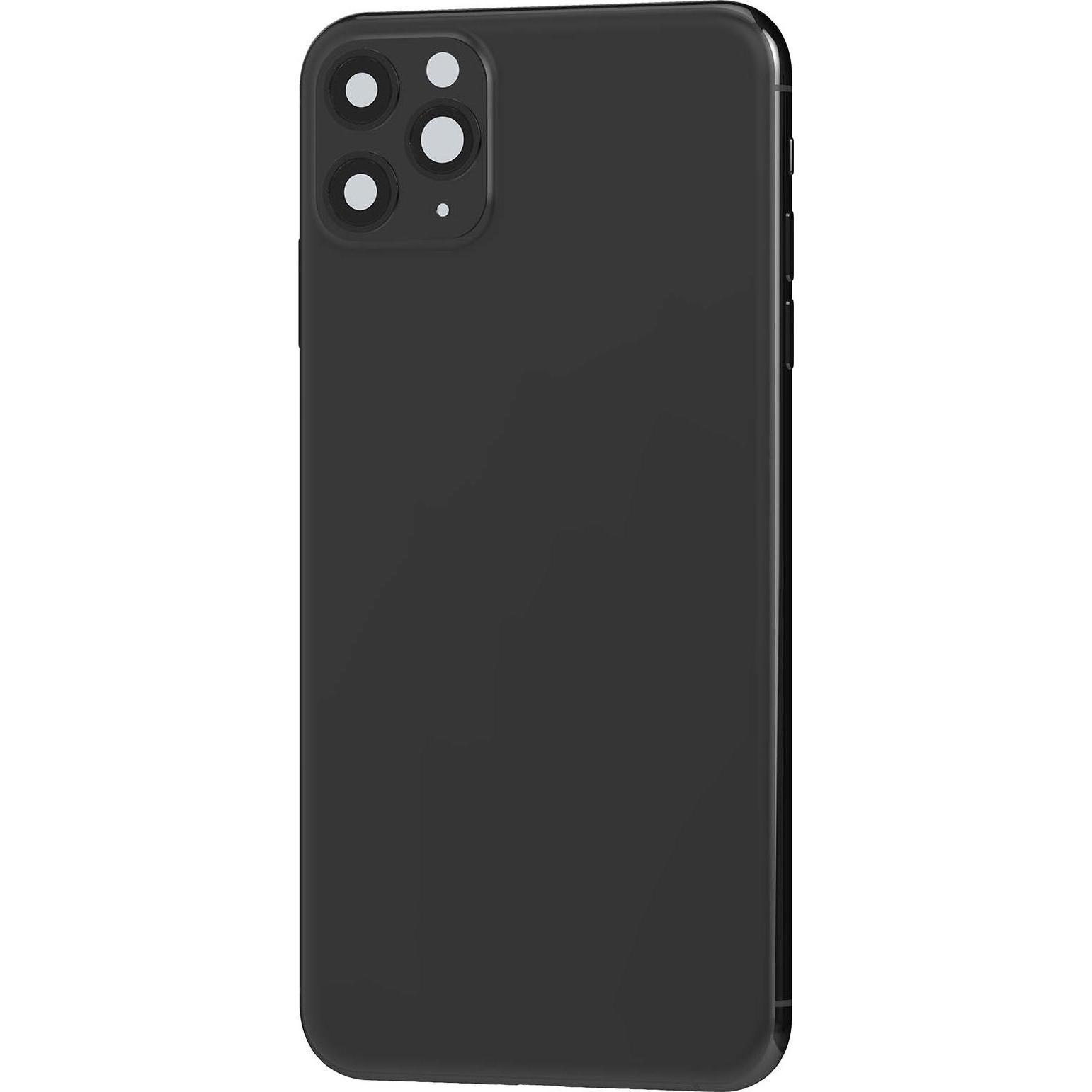Clappio Gehäuse + Akkudeckel Ersatzteil (iPhone 11 Pro Max), Mobilgerät Ersatzteile, Grau