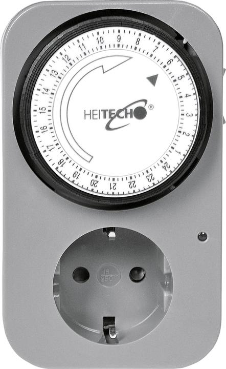 Produktbild Heitech Tages-Zeitschaltuhr mit Kinderschutz mechanisch