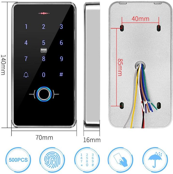 Actual product image Kadongli Biometric fingerprint access control