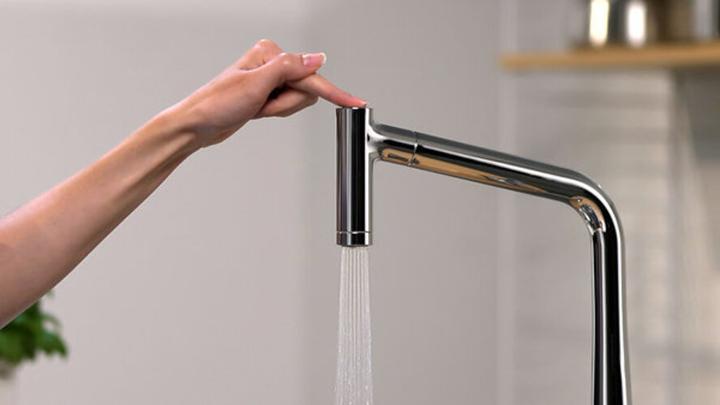 Produktbild hansgrohe Metris Edelstahl
