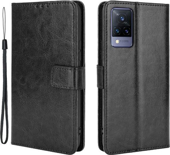 Actual product image MU Classic Crazy Horse III Leather Bookcover Series (vivo V21 5G)