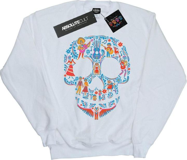 Actual product image Disney Boys Coco Skull Pattern Sweatshirt (128)