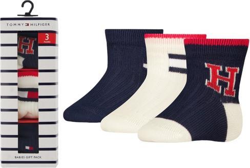 Immagine prodotto Tommy Hilfiger Calzini per bambini in confezione da 3 (confezione da 3, 15 - 18)