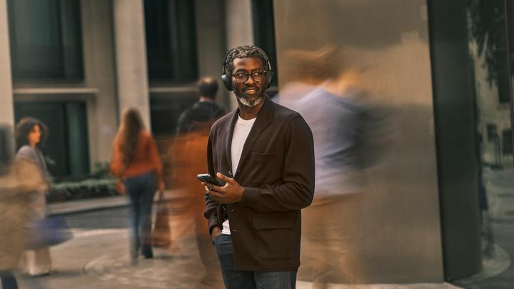 Actual product image Jabra Evolve3 75 UC (Wireless, USB-C, Unify)