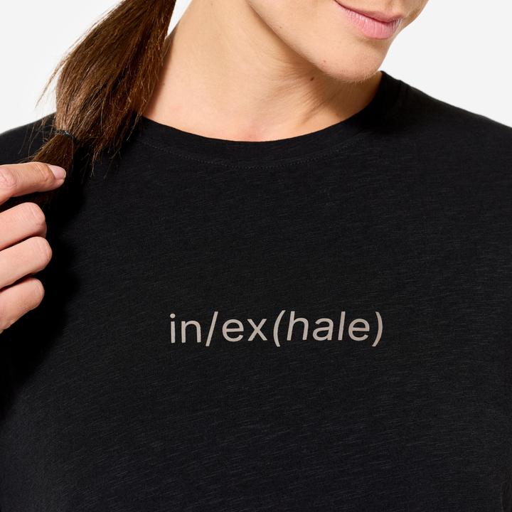 Produktbild Kimjaly T-Shirt Yoga Damen - schwarz (XL)