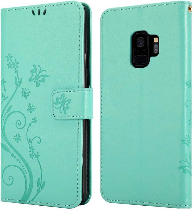 Produktbild Cadorabo Flower Book Cover (Samsung Galaxy S9)