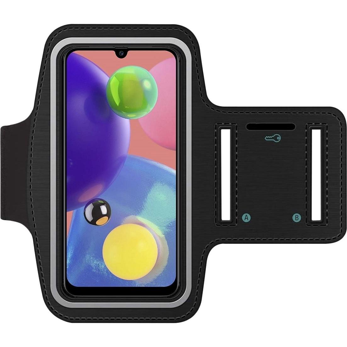 Thumbnail - SmartFitness Samsung Galaxy A70s Handy Sport Armband, Smartphone Sportarmband, Schwarz
