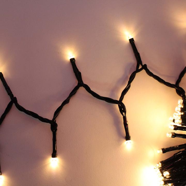Produktbild Toboli Christbaumbeleuchtung mit Ring 192 LEDs 6x2m Lichterkette Weihnachtsbaum