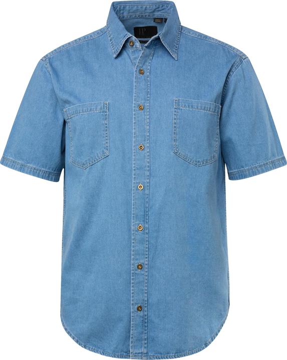 Immagine prodotto JP1880 Denimhemd, Denim, Halbarm, Modern Fit Passform, Kent Kragen, bis Gr. 8XL (XXL)