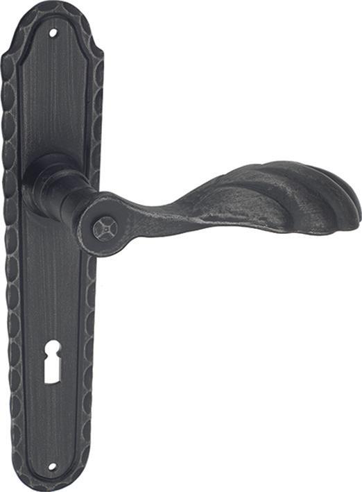 Image du produit Hager Zierbeschläge Poignée de porte 140mm partie trou 8mm (Garniture de plaque de porte)