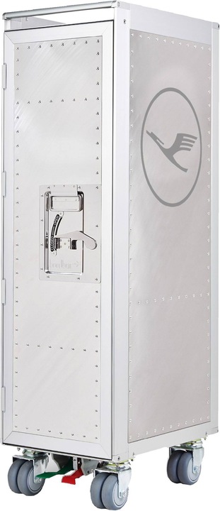 Immagine prodotto bordbar rivetto rocker nuovo classico Lufthansa minibar carrello aereo