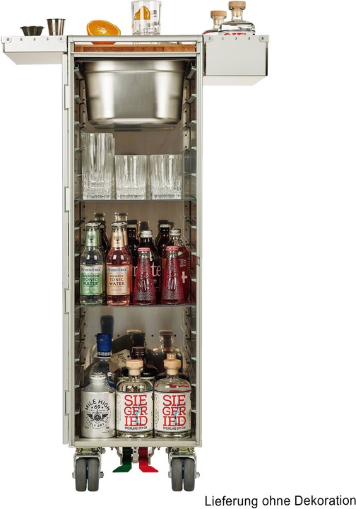 Actual product image bordbar rivet rocker new classic gin upgrade aircraft trolley
