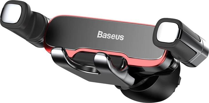 Produktbild Baseus Autohalterung Herr Hui schwarz am Kühlergrill des Autos