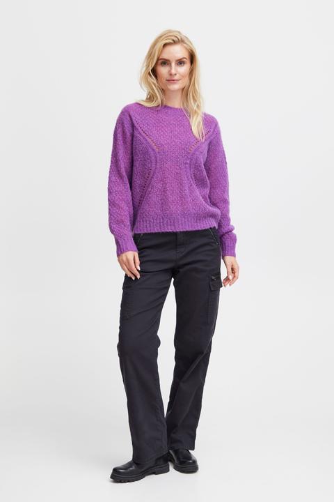 Produktbild Pulz Jeans Pulz - PZIRIS Pattern Pullover - Pullover - 50207565 (XL)