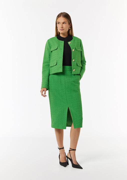 Image du produit Comma Rock Midi-Rock aus Bouclé mit Eingrifftaschen (34)