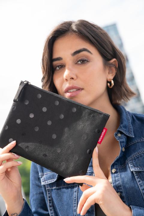 Actual product image reisenthel shopper e1 glossy dots black Set2