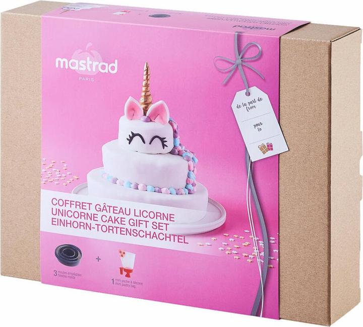 Produktbild Mastrad Einhornkuchen-Backset (20 cm)