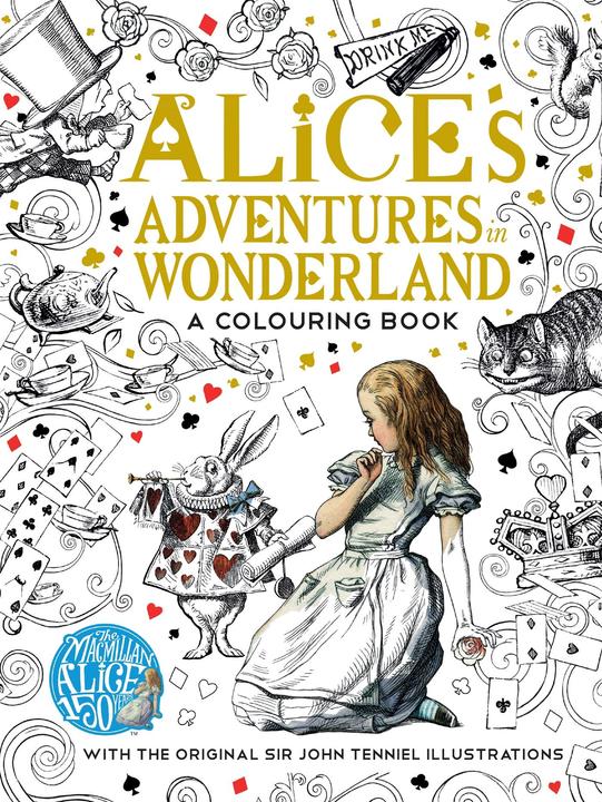 Actual product image The Macmillan Alice Colouring Book (English, Lewis Carroll, 2015)